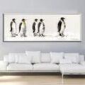 ART Schöne Tierlandschaft Leinwand Malerei Pinguine Digitale Poster Und Drucke Wand Kunst Bilder Wohnzimmer Home Decor Kein Rahmen