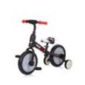 Chipolino Dreirad, Laufrad 2 in 1, Max Bike, 10 Zoll Räder, Pedale, Stützräder grau