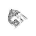 Zoya Jewelry 92k Gladiator-Helmring, Spartan-Maske-Krieger-Ring, Symbol Der Macht, Handgefertigter Einzigartiger Silberner Ritterring, Historischer Herrenschmuck