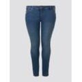 TOM TAILOR Damen Plus - Skinny Jeans, blau, Gr. 46