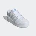 Sneaker ADIDAS ORIGINALS "FORUM BOLD", Gr. 37, weiß (ftwwht, halblu, ltblau), Synthetik, Textil, sportlich, Schuhe