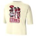 Chicago Bulls Courtside lockeres Nike NBA-T-Shirt (Damen) - Weiß