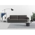 Big-Sofa TRENDMANUFAKTUR "Bourbon, Designsofa", grau (beluga), B:264cm H:84cm T:111cm, 100% Polyester, Sofas, mit extra hohem Sitzkomfort, in trendigem Cord Bezug erhältlich