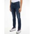 Slim-fit-Jeans TOMMY JEANS "AUSTIN SLIM TPRD" Gr. 32, Länge 34, blau (denim schwarz1) Herren Jeans schmal zulaufendes Bein