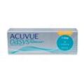 Johnson & Johnson Acuvue Oasys 1-Day for Astigmatism (30er Packung) Tageslinsen (0 dpt, Zyl. -0,75, Achse 10 ° & BC 8.5) mit UV-Schutz