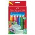 FABER-CASTELL Jumbo GRIP Buntstifte farbsortiert, 12 St.