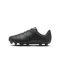 Nike Jr. Tiempo Legend 10 Club Low-Top-Fußballschuh für verschiedene Böden für jüngere/ältere Kinder - Schwarz