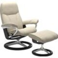 Relaxsessel STRESSLESS "Consul", beige (cream batick), B:78cm H:97cm T:70cm, Leder BATICK: BATICK ist ein leicht korrigiertes, durchgefärbtes und genarbtes Möbelleder, bei dem die meisten Unebenheiten und Spuren in der Regel entfernt wurden., Leder PALOMA: PALOMA ist ein durchgefärbtes Semianilin-Möbelleder mit natürlicher Narbung., ROHLEDER Stoff Q2 FARON: Ein fester zuverlässiger Bouclu00e9 mit 