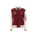 Bomberjacke ALPHA INDUSTRIES "Alpha Industries Men - Bomber Jackets Varsity Air Force Jacket" Gr. L, rot (burgundy) Herren Jacken