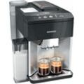 SIEMENS Kaffeevollautomat "EQ500 integral TQ517D03, intuitives Farbdisplay, Doppeltassenfunktion" Kaffeevollautomaten integrierter Milchbehälter, automatische Dampfreinigung, edelstahl schwarz (edelstahl, klavierlack schwarz)