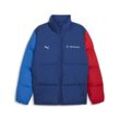 Outdoorjacke PUMA "BMW M Motorsport ESS+ Pufferjacke Herren" Gr. L, blau (pro blue m color) Herren Jacken