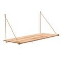 We Do Wood - Loop Shelf, Bambus / Messing