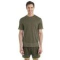 Icebreaker Merino 125 ZoneKnit™ T-Shirt IB Topo - Mann - Loden - Größe M