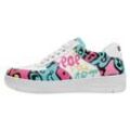 Sneaker DOGO "Damen Dice Sneakers Wonder Lola Bunny Vegan Damen /" Gr. 36, Normalschaft, bunt (weiß, rosa) Damen Schuhe Vegan