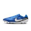 Nike Tiempo Legend 10 Pro Low Top Fußballschuh für normalen Rasen - Blau