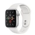 Apple Watch Series 5 (2019) GPS 44 mm - Aluminium Silber - Sportarmband Weiß