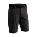 Funktionsshorts MAIER SPORTS "Huang" Gr. 62, Normalgrößen, schwarz, Herren, 90%Polyamid, 10% Elasthan, Hosen, Herren Shorts, kurze Outdoor-Hose, Bermudas mit 4 Taschen, Regular Fit