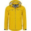 Softshelljacke LPO "LAC SIMARD NEW II Men" Gr. S, gelb Herren Jacken mit abnehmbarer Kapuze