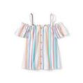 Web-Bluse - Weiss - Kinder - Gr.: 170/176