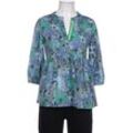 Emily van den Bergh Damen Bluse, blau, Gr. 34