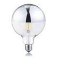 LED-Lampe E27 G125 7W 2.700K dimmbar Spiegelkopf