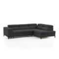 Ecksofa EXXPO - SOFA FASHION "Bocco, hochwertige Verarbeitung, toller Sitzkomfort, bequem, L-Form", grau, B:276cm H:75cm T:203cm, 100% PES, Sofas, wahlweise mit Bettfunktion u. Bettkasten, inkl. Kopfteilverstellung