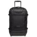 Reisetasche EASTPAK "TRANVERZ S" Gr. B/H/T: 33cm x 51cm x 25cm, schwarz Taschen mit 2 Rollen, enthält recyceltes Material (Global Recycled Standard)