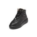 Sneaker MARC O'POLO "mit Teddyfellfutter", Damen, Gr. 39, schwarz, Obermaterial: 100% Leder (Rind), unifarben, Schuhe