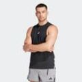 Tanktop ADIDAS PERFORMANCE "D4T TANK" Gr. L, schwarz (black) Herren Tops Ärmellose Shirts