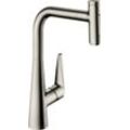 Hansgrohe Spültischmischer 300 Talis Select M51 Ausziehbrause 2jet edelstahl-optik, 72823800 72823800