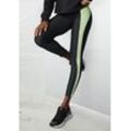 LASCANA ACTIVE Leggings mehrfarbig Gr. XS (32/34) für Damen. Mit Logodruck. Figurbetont