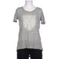 Comma Damen T-Shirt, grau, Gr. 36