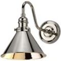 Lighting PV1-PN Wandleuchte Provence 1xE27 60W Baustahl Nickel poliert H:27,5cm B:21cm dimmbar - Elstead