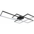 Etc-shop - Deckenlampe Wohnzimmer led Deckenleuchte dimmbar mit Fernbedienung Tageslichtlampe Decke, schwarz, led 80W 2800Lm 3000-6000K, LxBxH