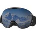 Antibeschlag-Skibrille, Doppellinsen-Snowboardbrille, UV-Schutz, Motorradbrille zum Skifahren, Radfahren, Snowboarden, Wandern