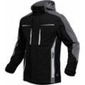 Sommer-Softshelljacke Herren flexs Gr. 3XL schwarz/grau - Leibwächter