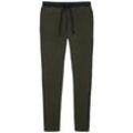 TOM TAILOR Herren Gestreifte Pyjama-Hose, grün, Streifenmuster, Gr. 48