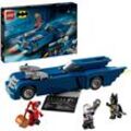 LEGO Konstruktionsspielzeug DC Super Heroes Batman im Batmobil vs. Harley Quinn und Mr. Freeze