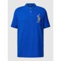 Classic Fit Poloshirt mit Label-Stitching