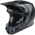 Fly Racing Formula CRB Prime, Motocrosshelm Schwarz/Grau XS male