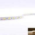 Strip 24V LED Streifen 5M 14,4W/m 60LED/m 10mm - Lichtfarbe: Warmweiß 3000K - Sc...