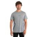 Icebreaker Merino 125 Cool-Lite™ Sphere II T-Shirt Levels - Mann - Metro Hthr - Größe L