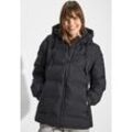 Steppjacke CECIL Gr. L (42), schwarz Damen Jacken mit Kapuze