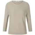 Rundhals-Pullover 3/4-Arm Peter Hahn beige, 46