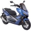 Motorrad LUXXON "Silvermax", blau (blau, schwarz), Motorroller & Mofas, 120 km/h, B:755cm H:1130cm L:1930cm