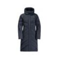 Daunenmantel JACK WOLFSKIN "MARIENPLATZ COAT W" Gr. L (42/44), blau (night, blau) Damen Mäntel