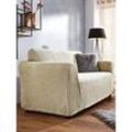 Sofahusse für 3-Sitzer ca. 75–90cm x 185–210cm Hagemann beige