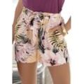 LASCANA Shorts mehrfarbig Gr. 34 für Damen. Figurumspielend