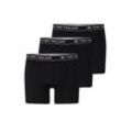 TOM TAILOR Herren Long Pants im Dreierpack mit Webbund, schwarz, Gr. S/4