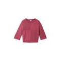 TOM TAILOR Damen Gestrickter Pullover mit 3/4 Arm, rosa, Uni, Gr. XXL